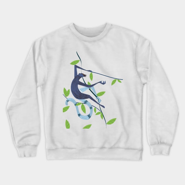 Monkey Crewneck Sweatshirt by nickemporium1